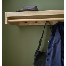 MAZE Hat Rack Gentle Oak 78cm