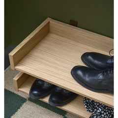 MAZE Shoe Shelf Gentle Oak 78cm