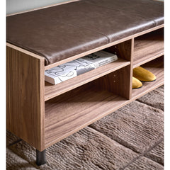 MAZE Storage Bench Gentle Walnut 78cm