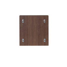 MAZE Bedside Table L-shelf Right Walnut 30cm