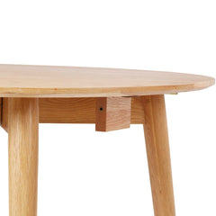 ZAGO Round Dining Table Mika Oak 100cm