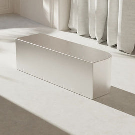 FURNIFIED Coffee Table Chrome Moron Version 2 100cm