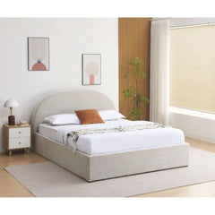ZAGO Headboard Neos Wood Fabric Beige 173cm