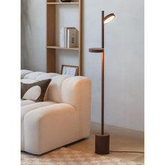 GOOD&MOJO Floor Lamp Okinawa Ashwood With 2 Shades