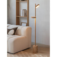 GOOD&MOJO Floor Lamp Okinawa Ashwood With 2 Shades
