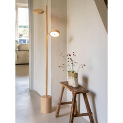 GOOD&MOJO Floor Lamp Okinawa Ashwood With 2 Shades