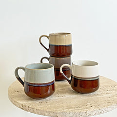 OPJET PARIS Set Of 4 Mug Lion 8cm