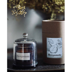 OPJET PARIS Candle sparkling bergamot In Glass Cloche 18cm