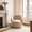 OPJET PARIS Swivel Armchair Retroplush Polyester 77cm