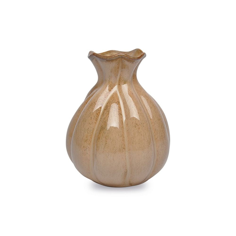 OPJET PARIS Vase Pottery umber Ceramic 18cm