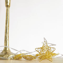 OPJET PARIS-Lamp Guirland gold star 150cm