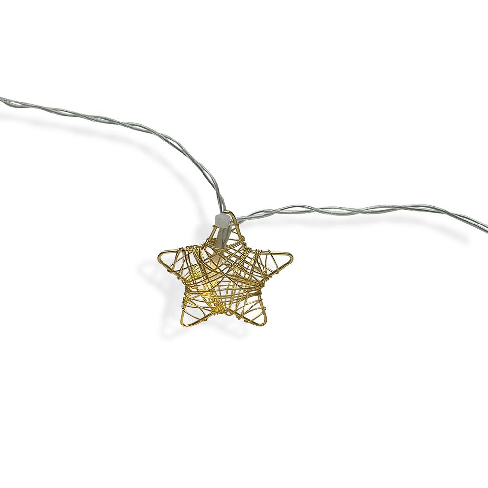 OPJET PARIS-Lamp Guirland gold star 150cm