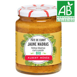 ALBERT MENES Organic Ginger Yellow Curry From Madras 85g