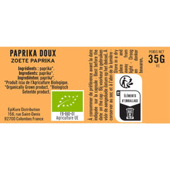 ALBERT MENES Organic Sweet Paprika 35g