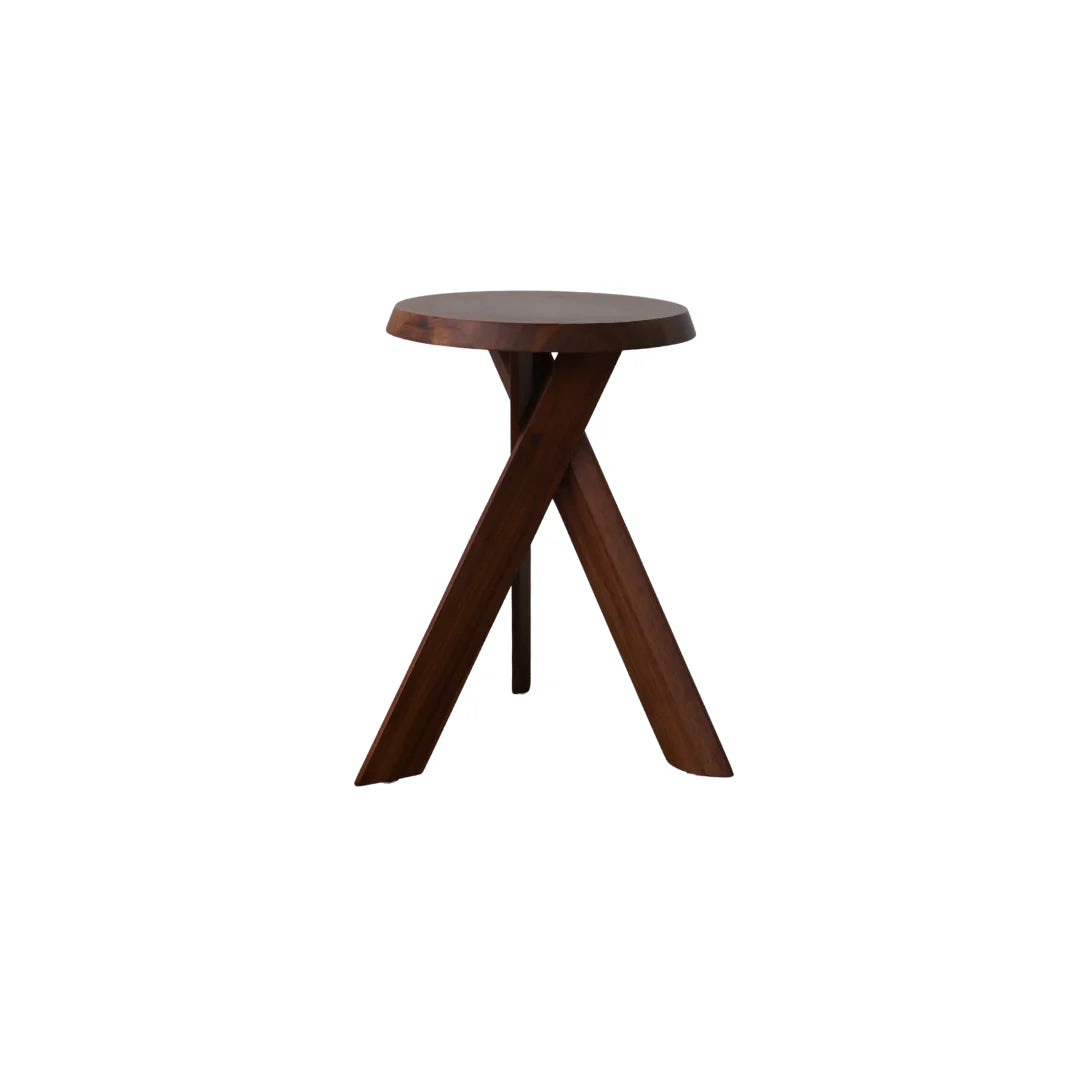 FURNIFIED Side Table Pannes Acacia Wood