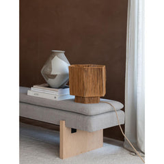 GOOD&MOJO Table Lamp Panama Raffia 26cm