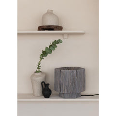 GOOD&MOJO Table Lamp Panama Raffia 26cm