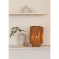 GOOD&MOJO Table Lamp Panama Raffia 36cm