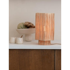 GOOD&MOJO Table Lamp Panama Raffia 36cm