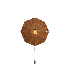 GOOD&MOJO Wall Lamp Panama Raffia 45cm