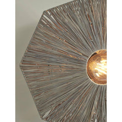 GOOD&MOJO Wall Lamp Panama Raffia 45cm