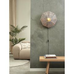 GOOD&MOJO Wall Lamp Panama Raffia 45cm