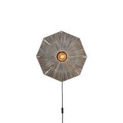 GOOD&MOJO Wall Lamp Panama Raffia 45cm