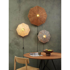 GOOD&MOJO Wall Lamp Panama Raffia 45cm