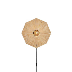 GOOD&MOJO Wall Lamp Panama Raffia 45cm