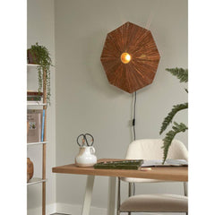 GOOD&MOJO Wall Lamp Panama Raffia 65cm