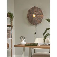 GOOD&MOJO Wall Lamp Panama Raffia 65cm