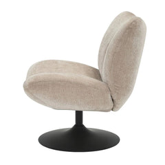 ZAGO Swivel Chair Petal Fabric