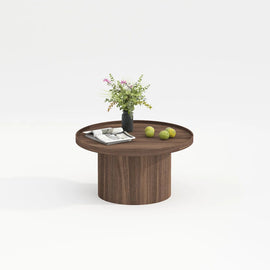 ZAGO Coffee Tables Plasma Walnut 80cm