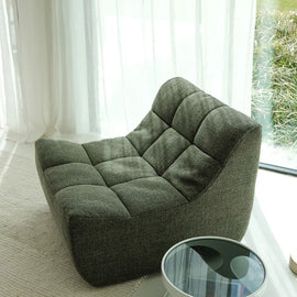 FURNIFIED Armchair Red 90cm