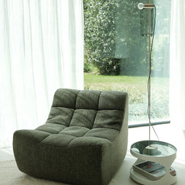 FURNIFIED Armchair Red 90cm