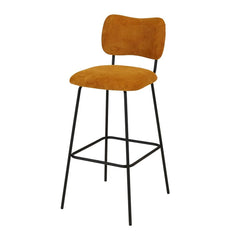 ZAGO Bar Stool Sema Corduroy Fabric 75cm