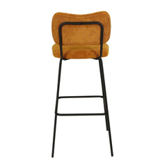 ZAGO Bar Stool Sema Corduroy Fabric 75cm