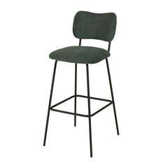 ZAGO Bar Stool Sema Corduroy Fabric 75cm