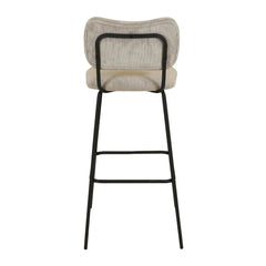 ZAGO Bar Stool Sema Corduroy Fabric 75cm