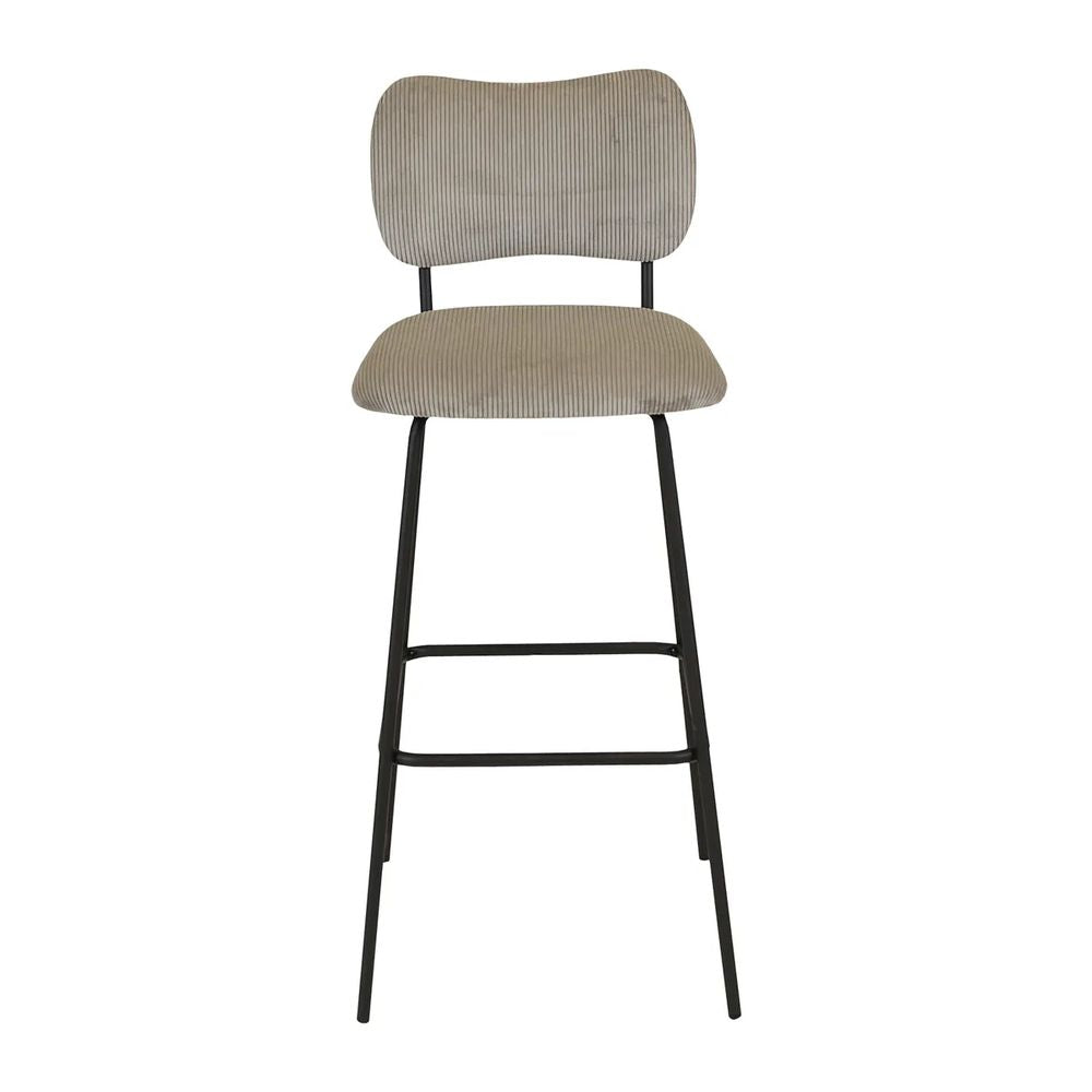 ZAGO Bar Stool Sema Corduroy Fabric 67cm