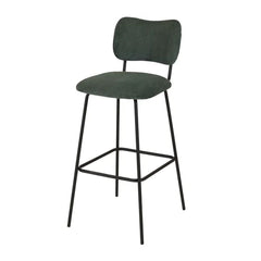 ZAGO Bar Stool Sema Velvet Fabric 75cm