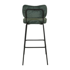 ZAGO Bar Stool Sema Velvet Fabric 75cm