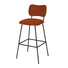 ZAGO Bar Stool Sema Velvet Fabric 75cm