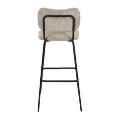 ZAGO Bar Stool Sema Velvet Fabric 75cm