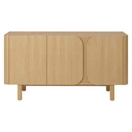 ZAGO Sideboard Sirocco Natural Oak 3 Doors 154cm