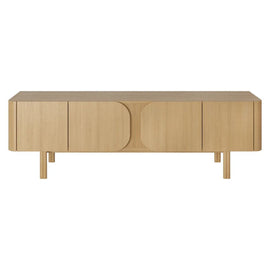 ZAGO TV Low Sideboard Sirocco Natural Oak 180cm