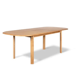 ZAGO Extendable Dining Table Sirocco Natural Oak 160+50cm