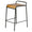 ZAGO Bar Stool Skhol Metal Oak 66cm