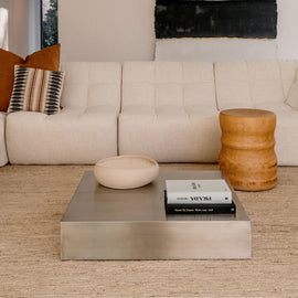 FURNIFIED Square Coffee Table Sienna 80cm