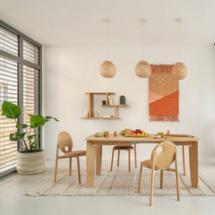 DRUGEOT Dining Table Téhème 180+50cm